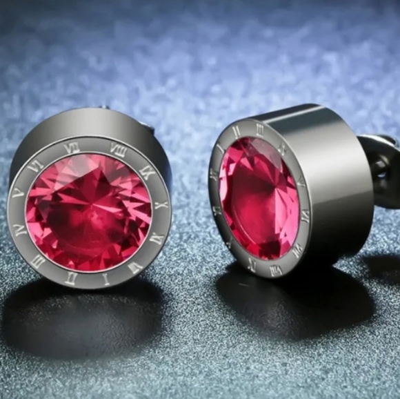 NEW! Pretty Pink Stud Earrings - HYPOALLERGENIC! - Picture 2 of 8